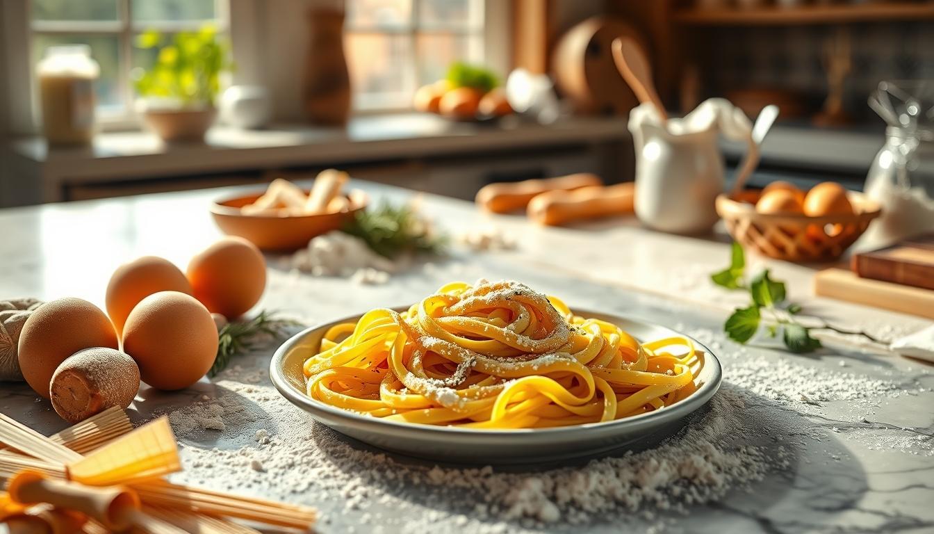 Home cook preparing ingredients in the kitchen